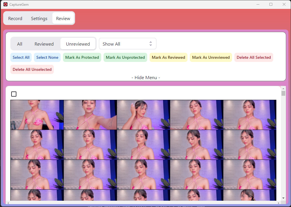 CaptureGem Review Feature