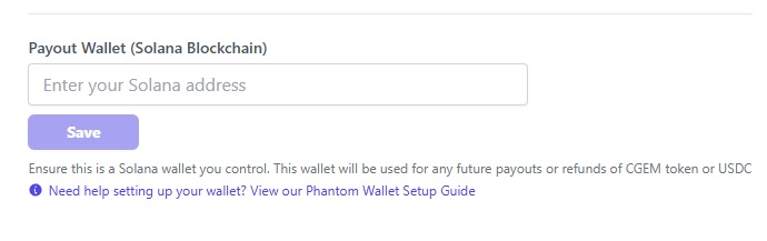 Payout Wallet